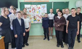 В 4 классе проведен классный час на тему «Правильное питание - залог здоровья»..